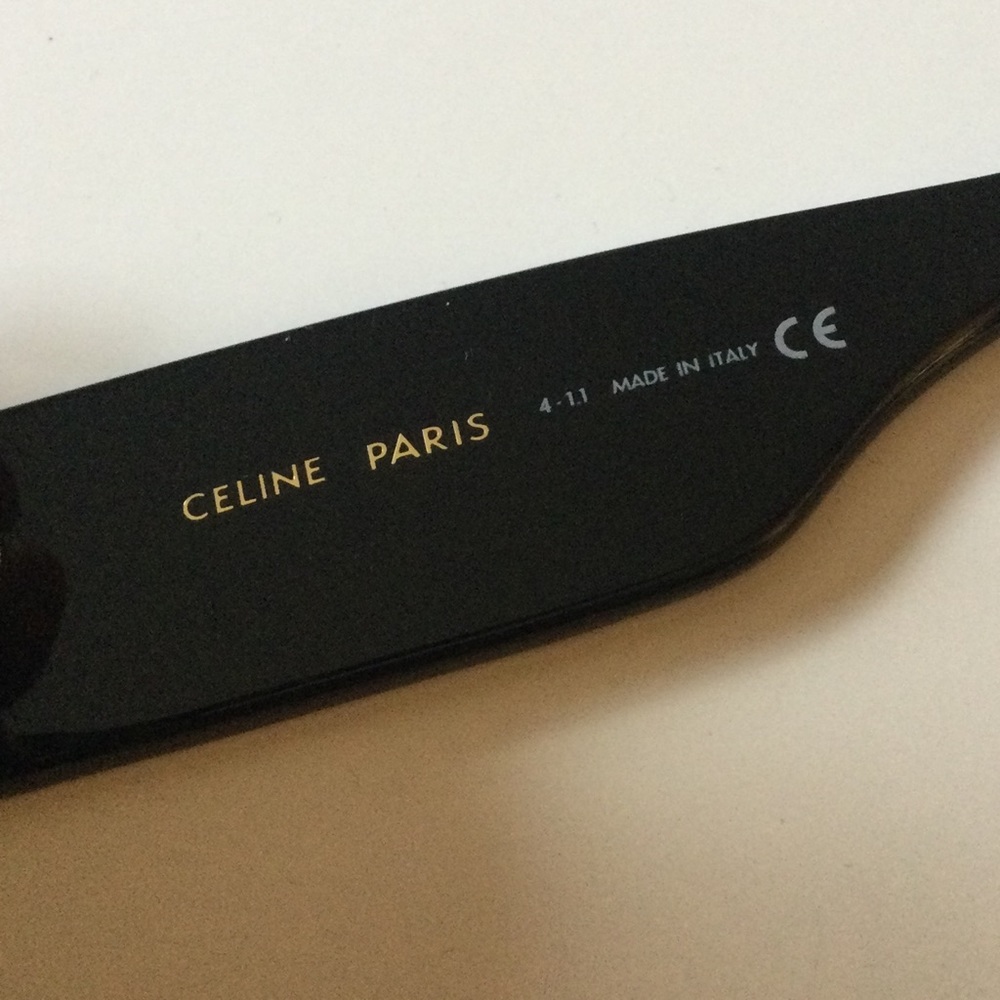 CELINE CL4056IN BLACK SUNGLASSES EUC EXCELLENT - Picture 8 of 16